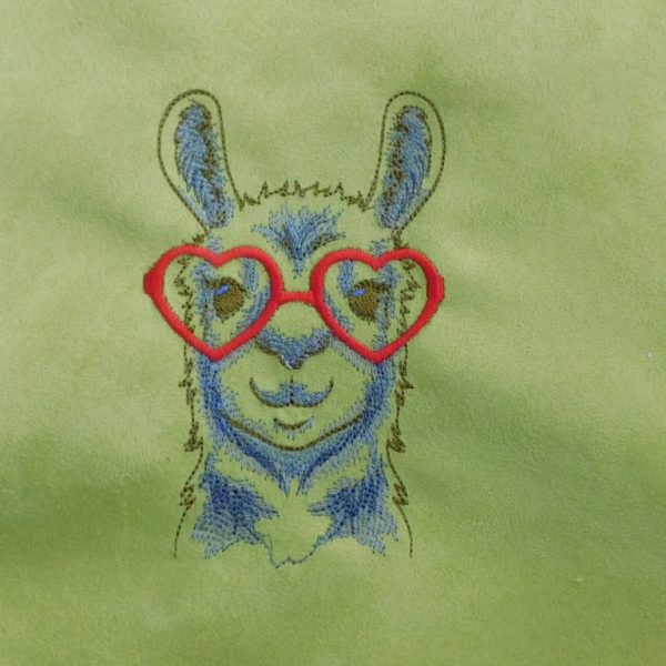 Lama à lunettes
