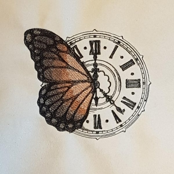 Papillon horloge