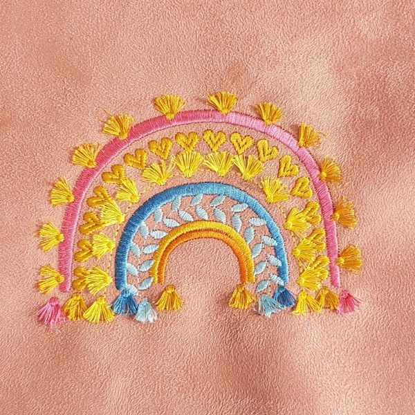 Arc en ciel en fleurs